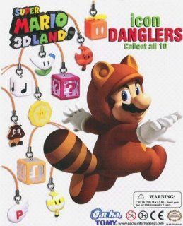 SUPER Mario 3D Land Icon Danglers   Set of 10 Charms  Other Products  