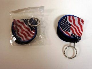 American Flag Usa Patriotic Coin Purse Keychain (96 Pieces) [Office Product] 