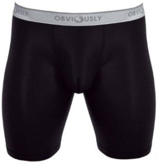 Obviously Men's Naked Boxer Briefs 9 Inch Leg at  Mens Clothing store