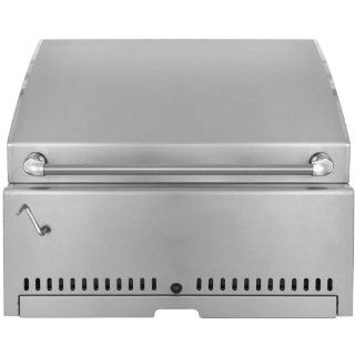 Bbqguys 30 inch Stainless Steel Built in Charcoal Grill With Adjustable Charcoal Tray  Patio, Lawn & Garden