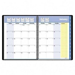New AT A GLANCE 760605   QuickNotes Recycled Monthly Planner, Jan. Dec., Black, 8 1/4 x 10 7/8   AAG760605  Laminating Supplies 