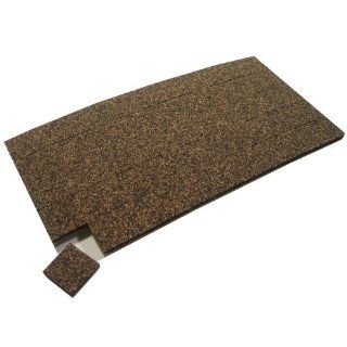 ONE HEAVY DUTY CORK AND RUBBER PAD WITH CLING FOAM CF976 3/16" THICK X 3/4" LONG X 3/4" WIDE (50 PCS PER PAD) Furniture Pads