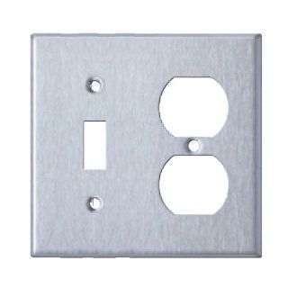 Westgate Mfg SSC29 Two Gang Stainless Steel Wallplate Electronics