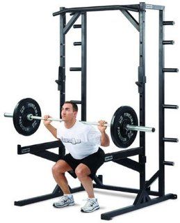 PowerMax Half Rack  Exercise Power Stands  Sports & Outdoors