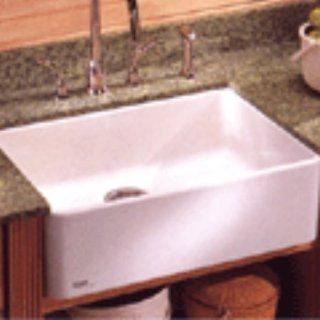 Manor House 20" Fireclay Apron Front Kitchen Sink   Single Bowl Sinks  