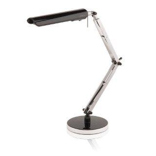 OttLite 957PN4 Crane Lamp in Black   Desk Lamps  