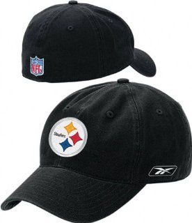 Pittsburgh Steelers  Black  Fitted Sideline Slouch Hat  Sports Fan Baseball Caps  Sports & Outdoors