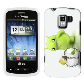 LG Optimus Q Android Peeing On Apple Hard Case Phone Cover Cell Phones & Accessories