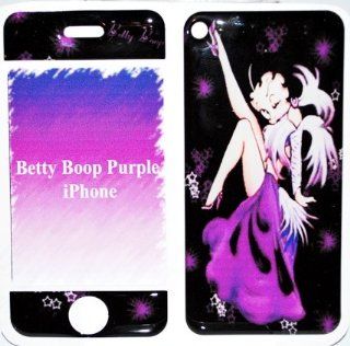 Betty Boop Purple iPhone Skin Cover Automotive