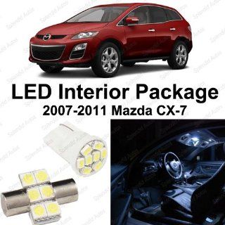 Splendid Autos Xenon WHITE LED Mazda CX 7 Interior Package Deal 2007   2011 (6 Pieces) Automotive
