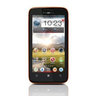 Lenovo S750 4.5 Inch Unlocked Waterproof Android 4.2 3G Smartphone   (540*960 px) 4GB ROM 1GB RAM Quad Core MTK6589 Dual SIM Cell Phone Orange (Rooted + Google Play) Cell Phones & Accessories