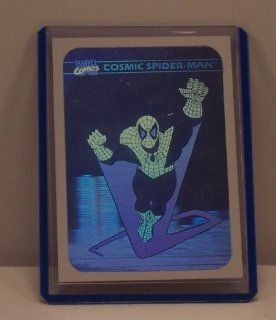 '90 Impel Marvel Universe Series 1 Trading Cards Cosmic Spider man Hologram Chase Card #MH1 