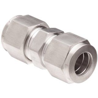 Brennan N2403 SS Series, Stainless Steel Double Ferrule Tube Fitting, Union, Straight x Straight Compression Tube Fittings