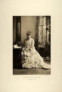 1887 Photogravure Agnes Booth Portrait Stage Actress Jim the Penman Play Theatre   Original Photogravure   Prints