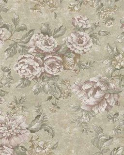 Grey 989 64830 Classic Floral Trail Wallpaper    