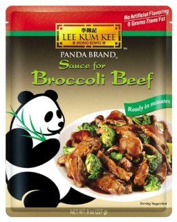 Lee Kum Kee Sauce for Broccoli Beef, 8 Ounce Pouches (Pack of 4)  Stir Fry Sauces  Grocery & Gourmet Food