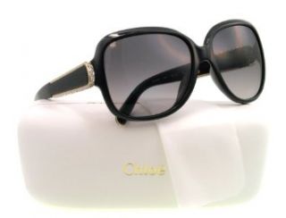 Chloe Sunglasses CE 612SR BLACK 001 CE612SR at  Mens Clothing store