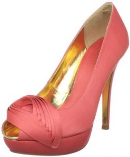 Ted Baker Women's Naidaa Peep Toe Pump,Pink,37 EU/6 M US Shoes