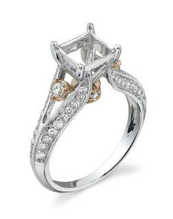 Fashionable Diamond Mounting Engagement Rings Jewelry