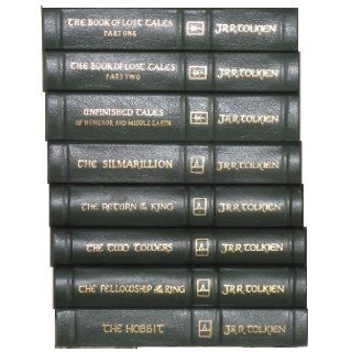 LORD OF THE RINGS, SILMARILLION, HOBBIT, BOOK OF LOST TALES, UNFINISHED TALES IN 8 VOLS Easton Press J. R. R. Tolkien Books