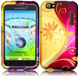 For Alcatel One Touch OT 995 Ultra OT995 Hard Design Cover Case Splendid Swirl Accessory Cell Phones & Accessories