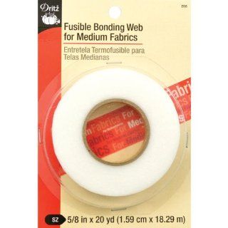 Fusible Bonding Web For Medium Fabrics 5/8"X20 Yards White