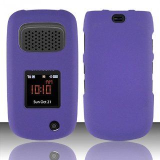 Purple Hard Cover Case for Samsung Rugby III 3 SGH A997 Cell Phones & Accessories
