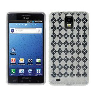 Argyle Flexible TPU Cover Skin Phone Case For Samsung Infuse 4G I997   Clear Cell Phones & Accessories