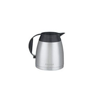 Cuisinart DTC 975TC12BSS 12 Cup Stainless Thermal Carafe with lid, Black Kitchen & Dining