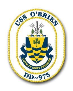 US Navy Ship USS O'Brien DD 975 Decal Sticker 5.5" Automotive