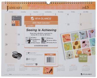 Day Runner Recycled Inspired Wall Calendar, Med Wall, 2013 (998 3 13) 
