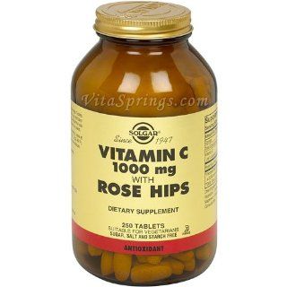 Solgar Vitamin C with Rose Hips Tablets, 1000 Mg, 250 Count Health & Personal Care
