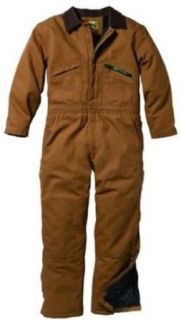 Polar King� Premium Waist   zip Insulated Duck Coveralls Extra Large, BROWN, 2XL Clothing