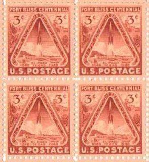 Fort Bliss Centennial Set of 4 x 3 Cent US Postage Stamps NEW Scot 976 