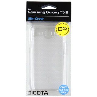 DICOTA Slim cover for Samsung Galaxy S3   Clear Cell Phones & Accessories