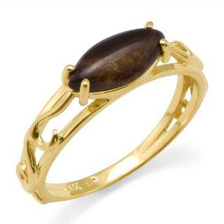 Gold Coral Ring in 14K Yellow Gold Maui Divers of Hawaii Jewelry