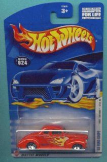 Mattel Hot Wheels 2002 164 Scale First Editions Red Flamed 1940 Ford Coupe Die Cast Car #024 Toys & Games