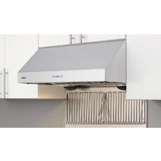 Zephyr AK7036AS 600 CFM 36 Inch Wide Stainless Steel Under Cabinet Range Hood with Halogen Light, Stainless Steel Appliances