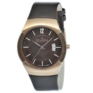 Skagen Men's 981XLRLD Stainless Steel Brown Dial Watch at  Men's Watch store.
