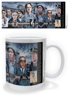 The Shawshank Redemption   Ceramic Coffee Mug (The Art Of Justin Reed   Get Busy Living, Or Get Busy Dying) Kitchen & Dining