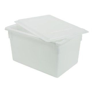 Rubbermaid Commercial 3301 CLE 26" Length x 18" Width x 15" Depth, 21 1/2 gallon Clear PolyCarbonate Food/Tote Box