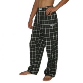 NBA San Antonio Spurs Mens Plaid Sleepwear / Pajama Pants X Large Black & Grey Clothing