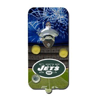 NFL New York Jets Clink N Drink Magnetic Bottle Opener  Sports Fan Wallets  Sports & Outdoors