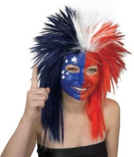 Team Sports Fan Patriotic Wig Clothing