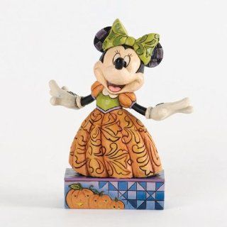 Jim Shore for Enesco Disney Traditions Harvest Minnie Mouse Figurine, 6 Inch   Collectible Figurines