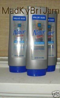 Nair Hair Remover for Men, Body Cream 10 oz sku64  Depilatories  Beauty