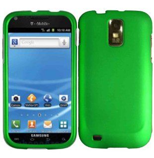 Dark Green Hard Case Cover for Samsung Hercules T989 T Mobile Samsung Galaxy S2 Cell Phones & Accessories