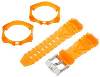 TechnoMarine S1033 Cruise 17 mm Orange Gel Strap with buckle and Two Covers at  Women's Watch store.