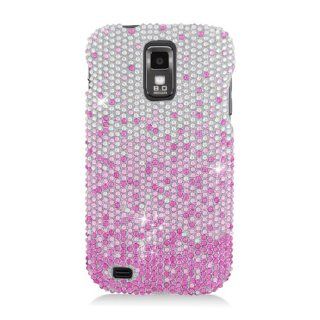 Pink Bling Gem Jeweled Crystal Cover Case for Samsung Galaxy S2 S II T Mobile T989 SGH T989 Hercules Cell Phones & Accessories