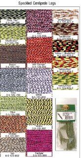 Montana Fly Co. Speckled Centipede Legs  Fly Tying Materials  Sports & Outdoors
